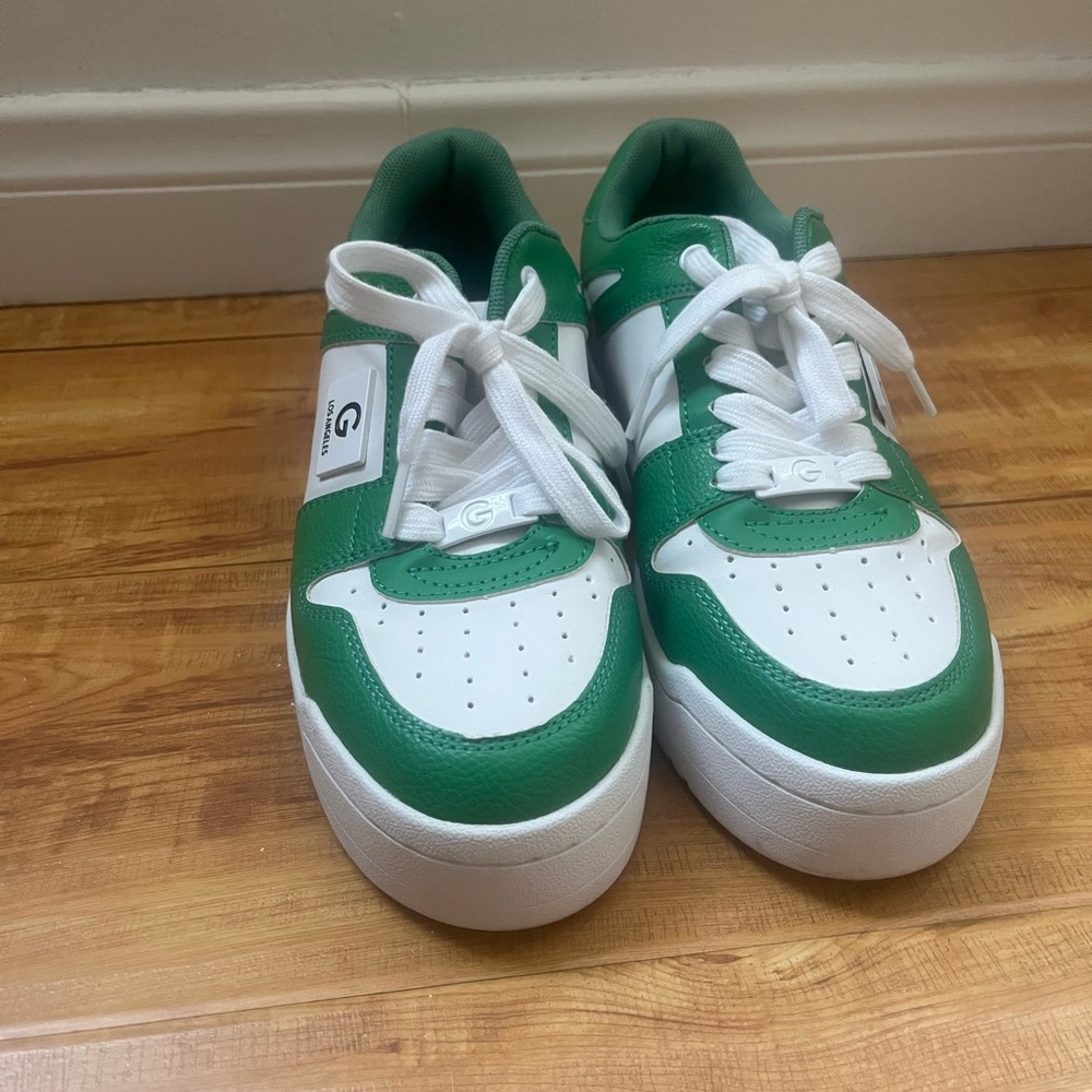 Guess Green and White Women's Sneakers